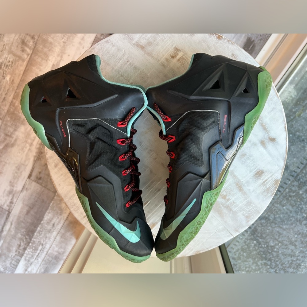 Nike LeBron 11 Diffused Jade Size 10 Basketball Sneakers - Picture 5 of 7